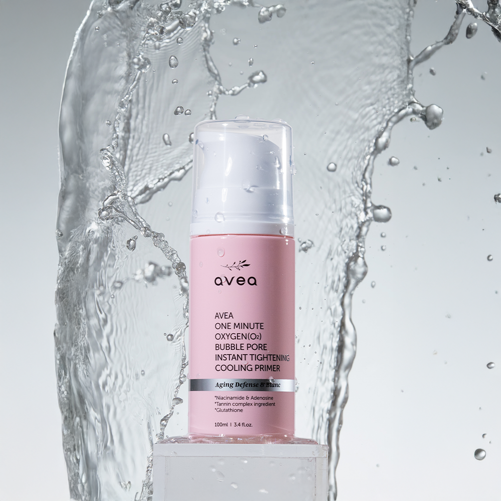 Primer viso ossigenante AVEA Bubble Oxygen 1 Minute, illumina e rivitalizza la pelle spenta preparando l incarnato al trucco.
